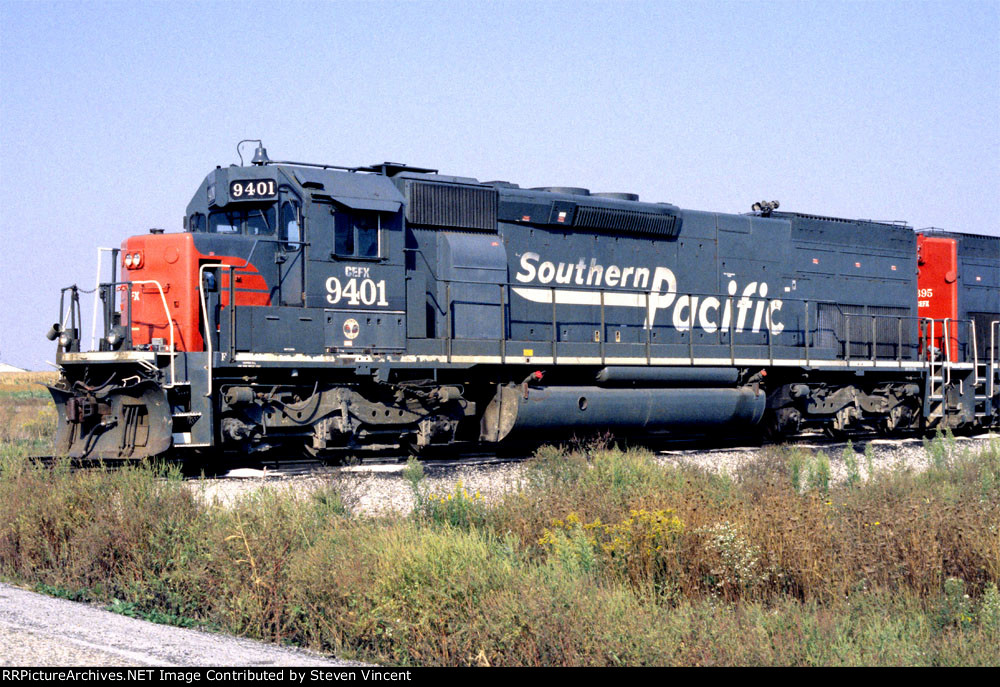 Ex SP/SSW SD45T-2 CEFX #9401 on TP&W.